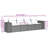 Vidaxl Garden Sofa Set Black, Cream White
