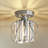7-Inch Crystal Semi-Flush Mount Ceiling Light For Bedroom Hallway Entryway-663711554-682537484