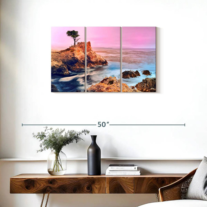 Gillard The Lone Cypress Pebble Beach, H 20 po x l 33 po