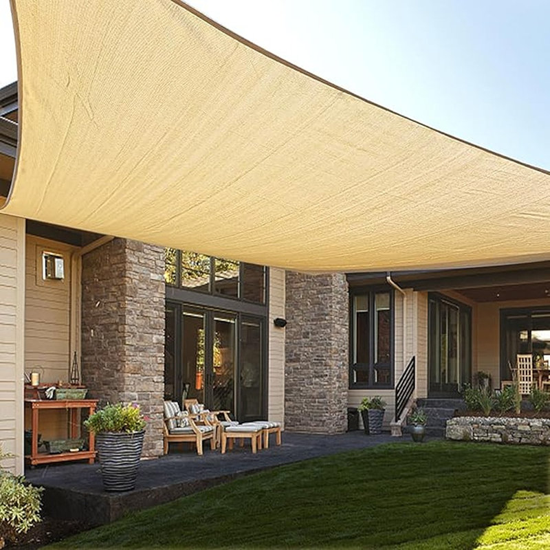 Toile d'ombrage rectangulaire en toile Sun Shade