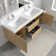  Angela 60 inch Fully Assembled Double Floating Bathroom Vanity with Solid Surface Sink