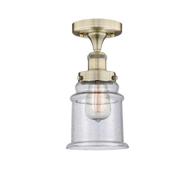 Alvi Glass Semi Flush Mount