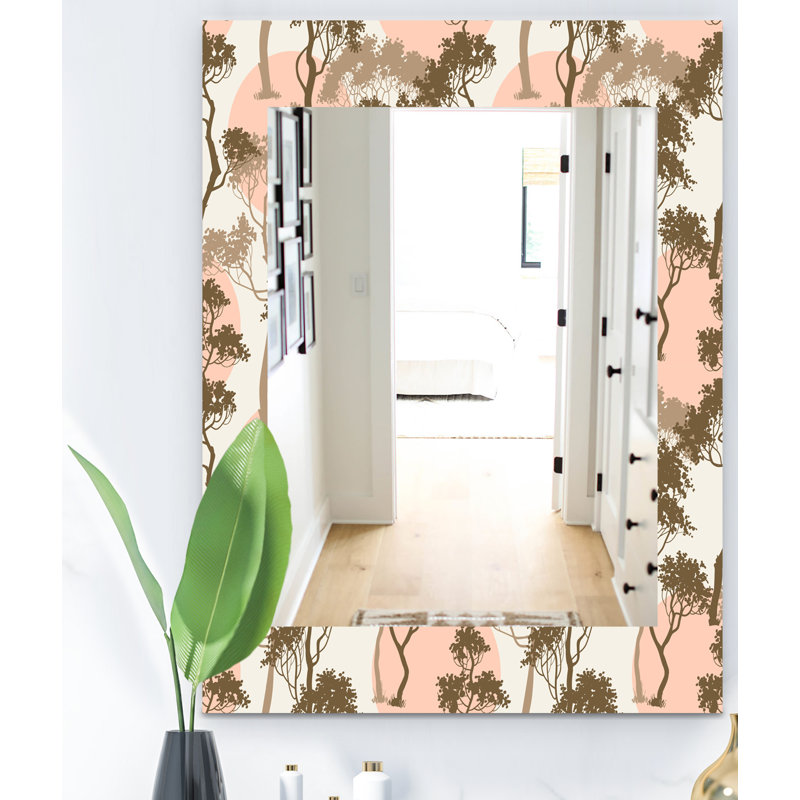 Miroir de salle de bain/meuble-lavabo en bois, H 39,4 po x l 29,5 po