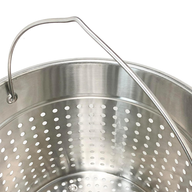 Bayou Classic Stainless Steel 82 Quart Propane Seafood Cooker Kit