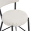 Ensemble de 2 tabourets de bar rembourrés en tissu Modern Teddy-1741219868-1741219871