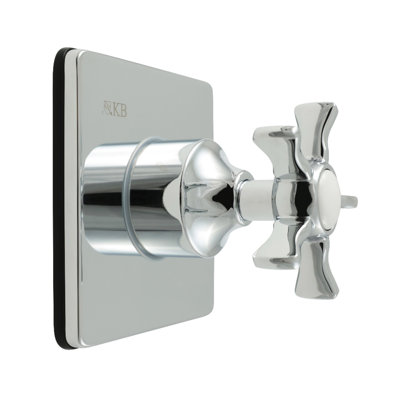 Kingston Brass Hamilton Single-Handle Three-Way Diverter Valve With Square Trim Kit