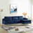 Leytonstone Velvet L-Shaped Sectional Reversible-1118074723
