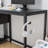 Computer Desk With Power Outlet & Storage Shelves, Study Writing Table With USB Ports Charging Station, PC Desk Workstation For Home Office-1585083931