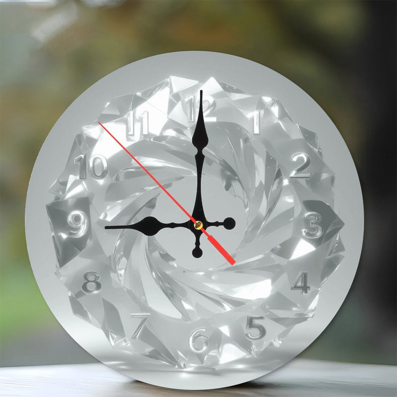Horloge en cristal