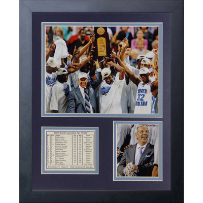 2005 North Carolina Tar Heels Champions Framed Memorabilia