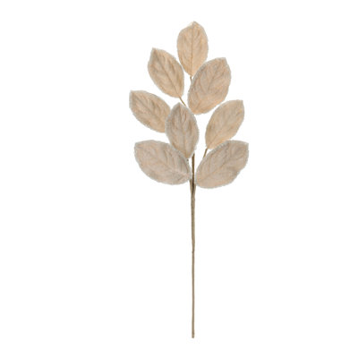 Beaded Magnolia Leaf Spray (Set of 2)