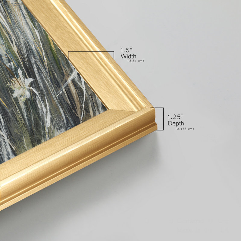 Garden Gems - Reproduction d'art sur toile encadrée, H 30,5 po x l 30,5 po x P 1,5 po, Cadre en érable