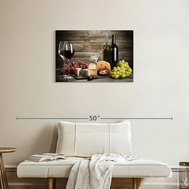 Yarlin Wine And Cheeses, 20" H x 30" W