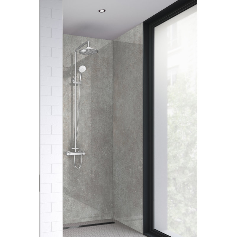 120mm W x 242mm H Decorative Wall Panel with Glass