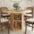 47.24" Round Pedestal Dining Table-560120293