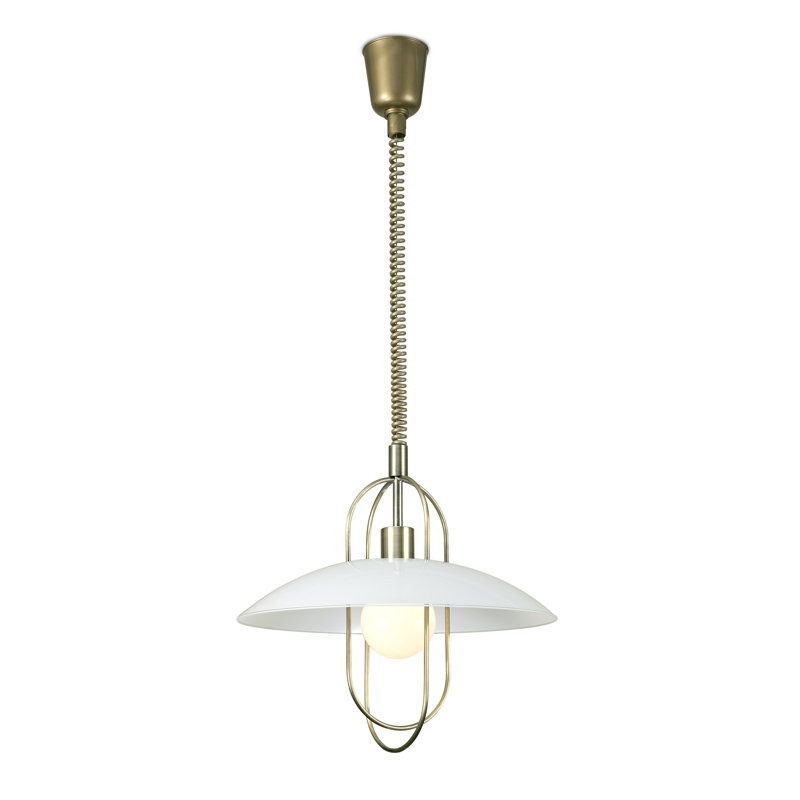 Giana 1 - Light Dome Pendant, Antique Brass