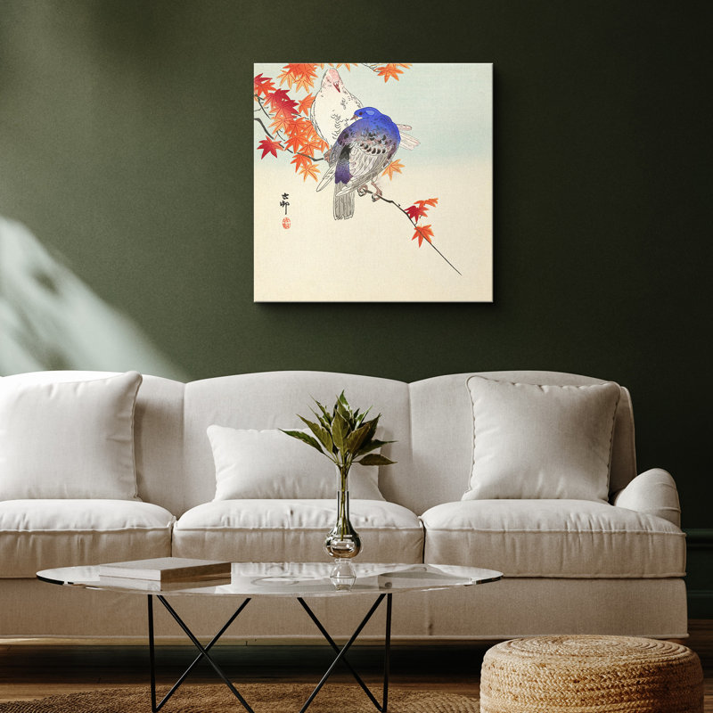 Œuvre d'érable, images d'automne, reproduction d'art sur toile encadrée, H 24 po x l 24 po x P 1,5 po, Toile tendue
