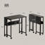 Bureau d'ordinateur polyvalent et pliable avec sac de rangement et abattant pour espaces de bureau à domicile compacts (seulement le bureau inclus)