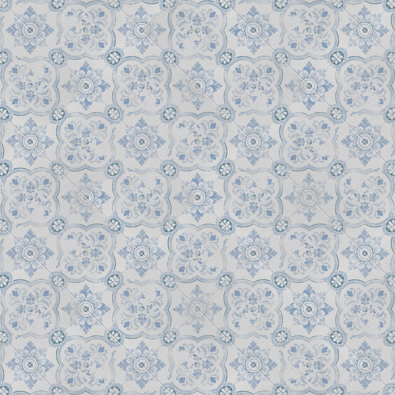 Klinker Alcazar 13" x 13" Ceramic Patterned Wall & Floor Tile