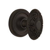 Rope Rosette with Victorian Door Knob