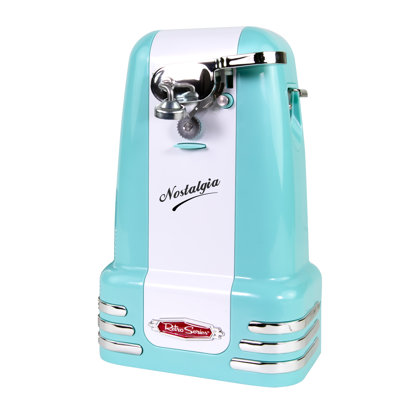 Ouvre-boîte rétro Nostalgia, turquoise