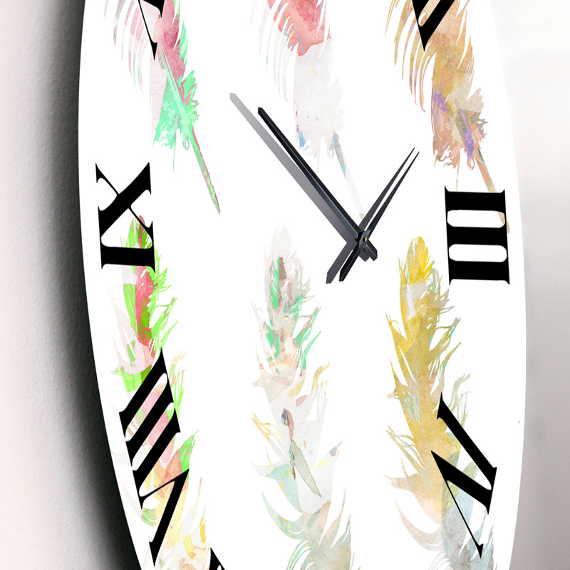Horloge murale bohémienne et éclectique, Petit