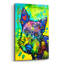  «Tilted» par Dean Russo, art mural en verre acrylique, 12 po x 16 po