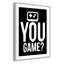 «You Game inversée», art encadré-48187846-48187834