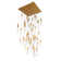 Kindjal 41 Light Crystal LED Multi-Light Pendant