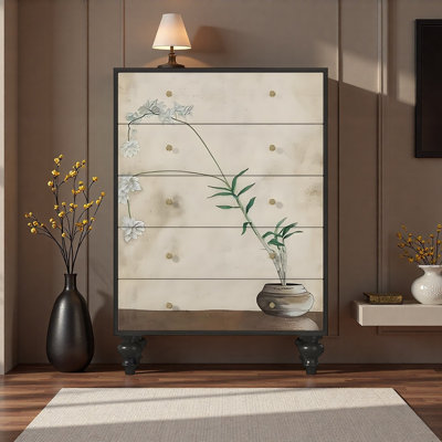 Armoire de rangement vintage à 5 tiroirs Vintage