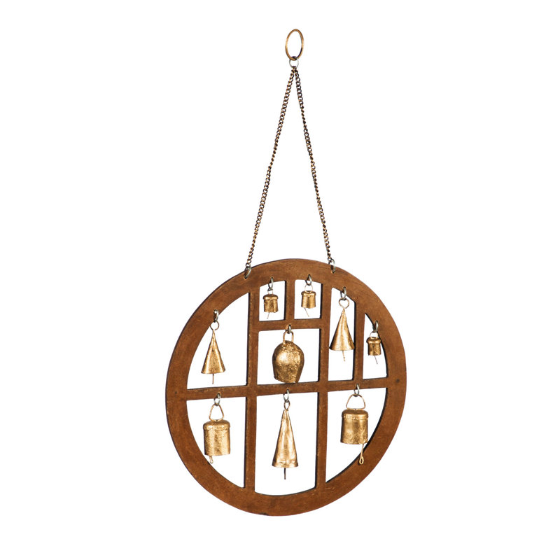Edwin Weather Resistant Metal Abstract Bell