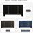 Black Sideboard With A Stable Structure And Gold Accents Large Capacity In For Home Decoration