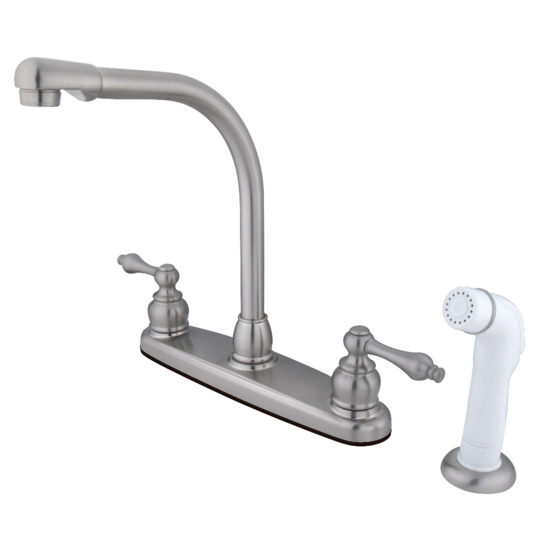 Kingston Brass Victorian Two-Handle 8" Centerset Kitchen Faucet Kingston Brass 