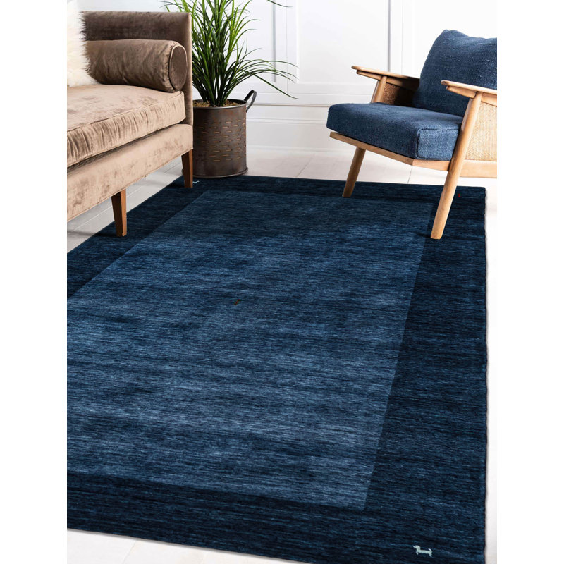 Kashkuli Gabbeh Blue Rug 5'4" x 7'7"