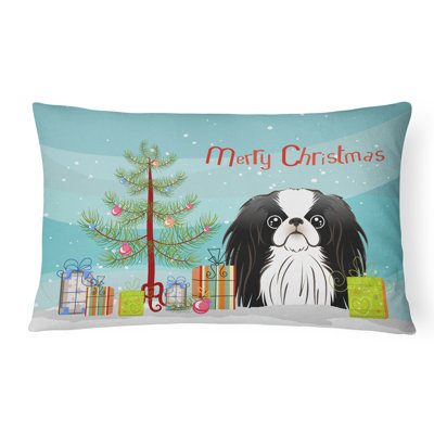  Coussin décoratif intérieur / extérieur arbre de Noël et menton japonais