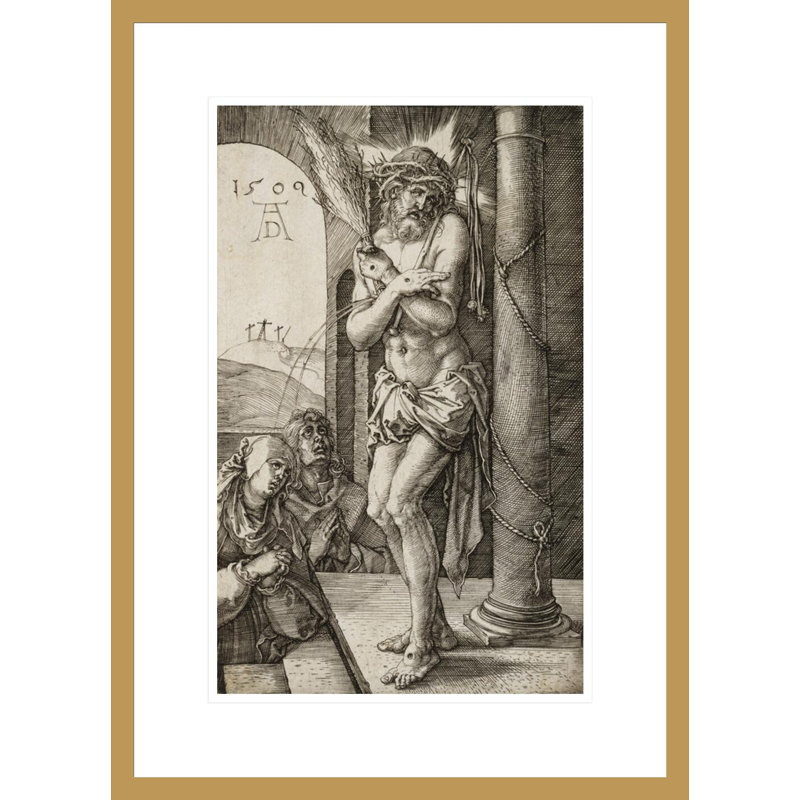 «Man of Sorrows» par Albrecht Dürer, impression giclée sur cadre, H 21,75 po x l 15,7 po