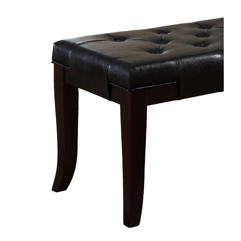 Graceful Bench, Faux Leather, Adds Sophistication To Any Space, 44"W X 16"D 18.56"H Bench In Construction, Versatile Home Accessory,