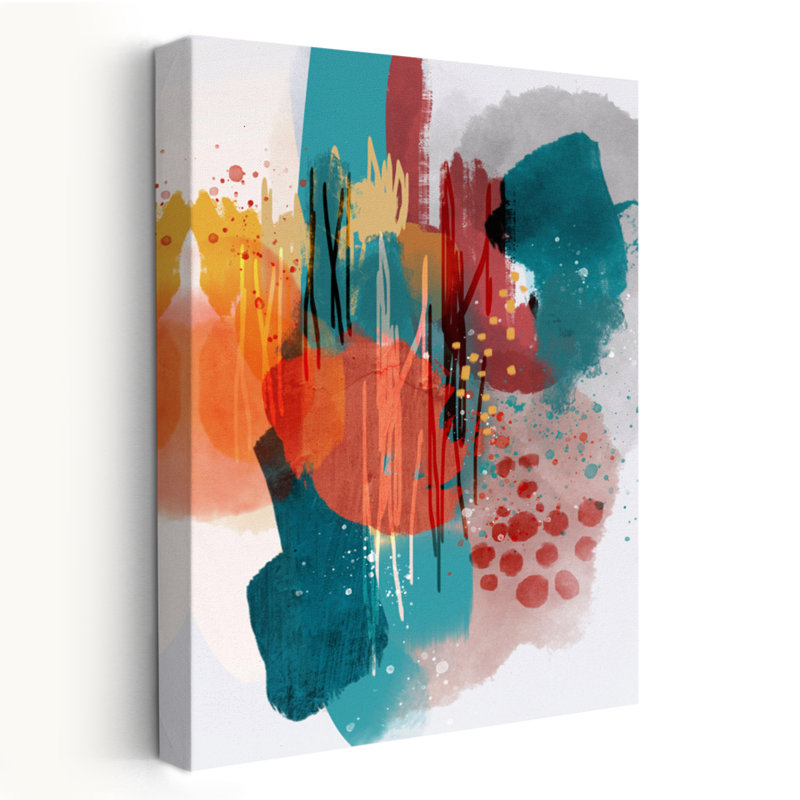 Art abstrait, H 24 po x l 16 po