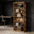 Classic Wooden Bookshelf,Elegant Display Shelves,Sturdy Freestanding Bookcase