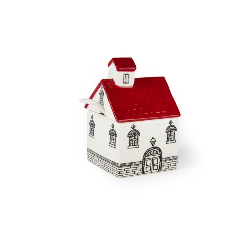 Excelsa sugar bowl Innsbruck ceramic 9,5x7,5x12 cm multicolor