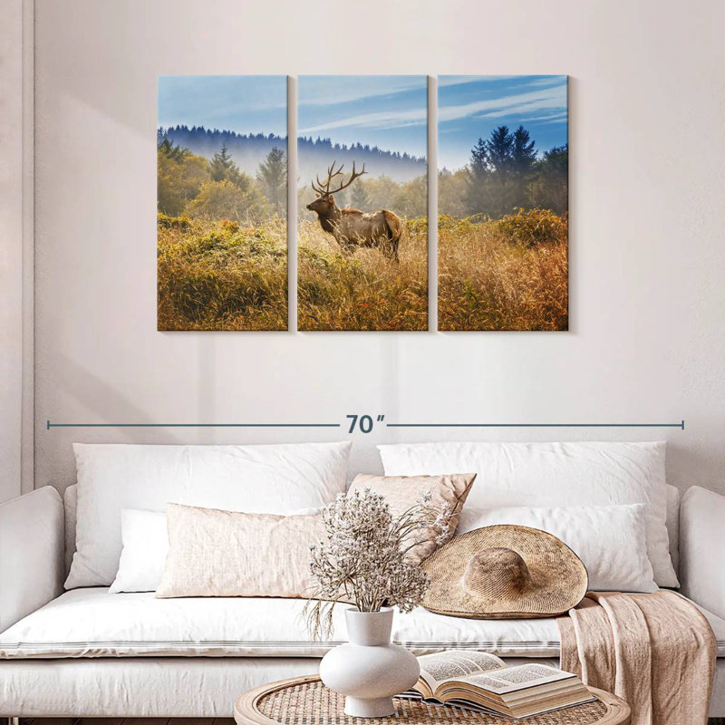 Élan des prés de la vallée Yosemite, H 28 po x l 45 po