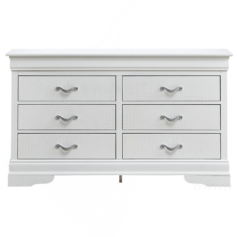 Commode Lorana, champagne argenté, Argent argent