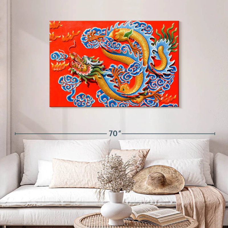 Dragon Chinese, 30" H x 45" W