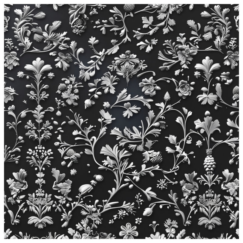 Coussins décoratifs noirs et blancs à double face, 18 x 18 inches