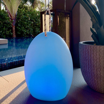 Lampe de table d'extérieur Amande Corde