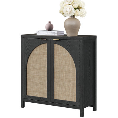Boho - Rattan Sideboard With Adjustable Shelves