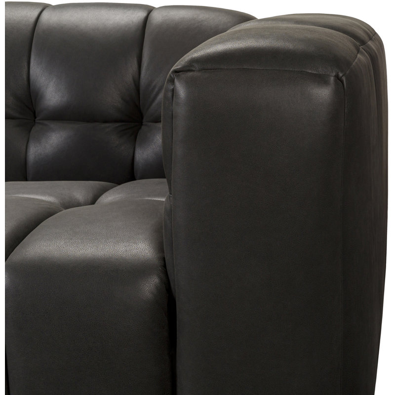 Prejean Modern Sofa, Black