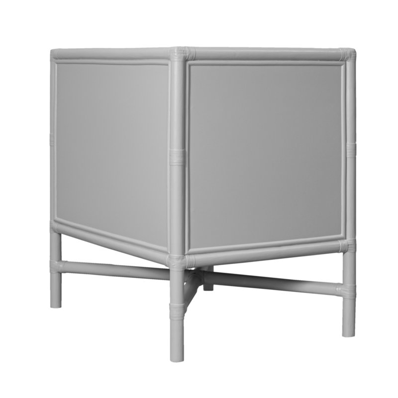 Venice 2 - Drawer Nightstand, Light Gray