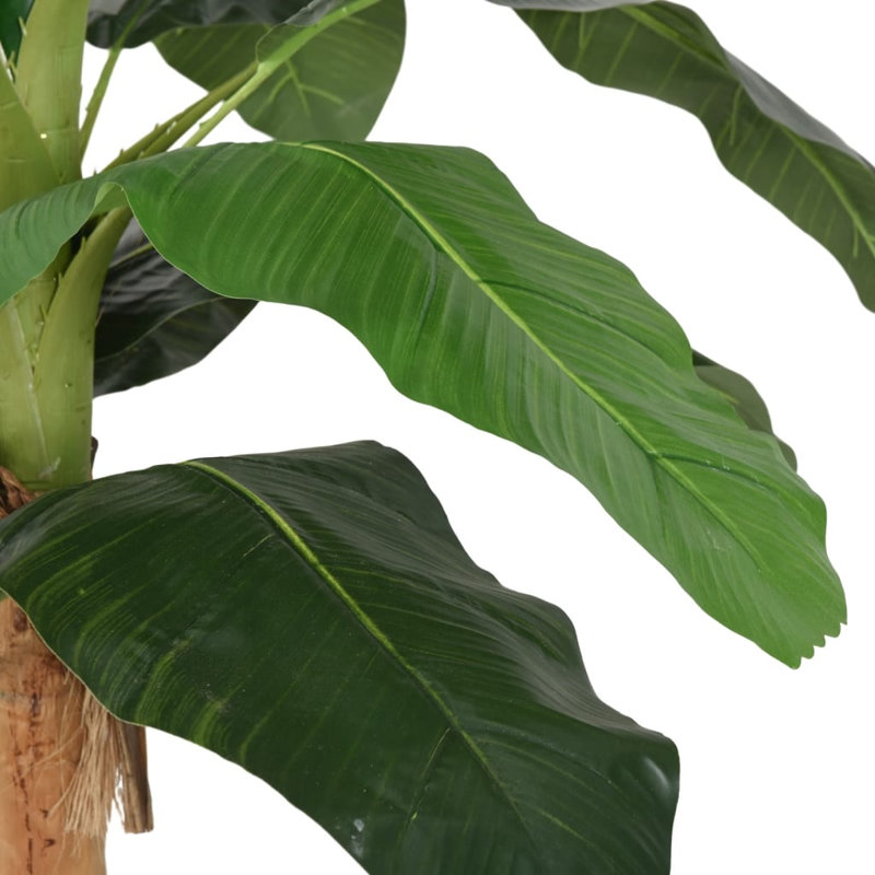 Faux Banana Leaf Tree in Pot, 180cm H x 80cm W