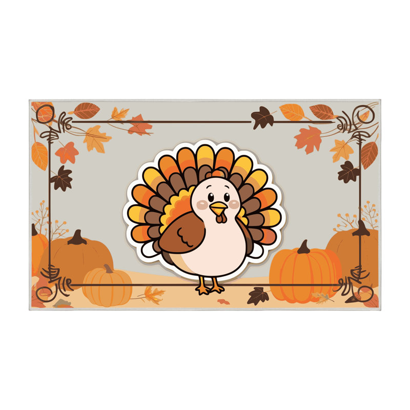 Tapis de Noël East Urban Home, Rectangulaire 2 pi x 3 pi